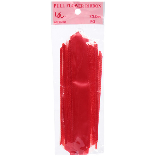 Бант для оформления подарка "Чудо" 5 см, d=15 см, Красный