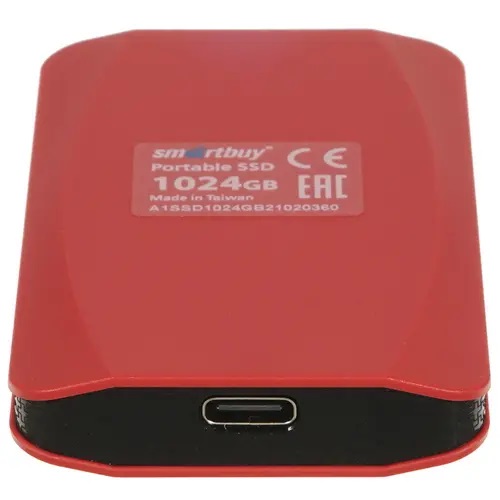 Диск внешний SSD Smartbuy A1 Drive 1TB USB 3.1 SB001TB-A1R-U31C, красный