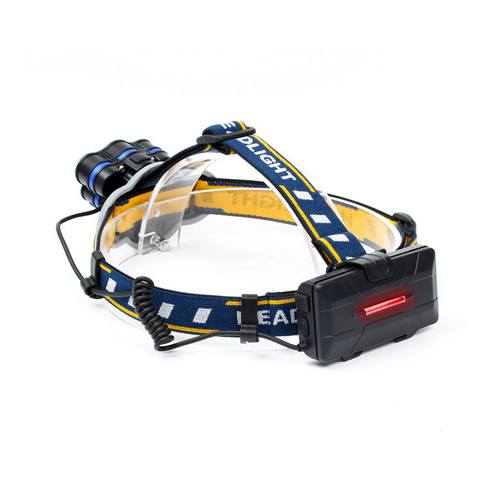 Аккумуляторный налобный фонарь 2*5 Вт LED+2*3Вт+2*3Вт COB с красным режимом, Smartbuy (SBF-HL027)/50