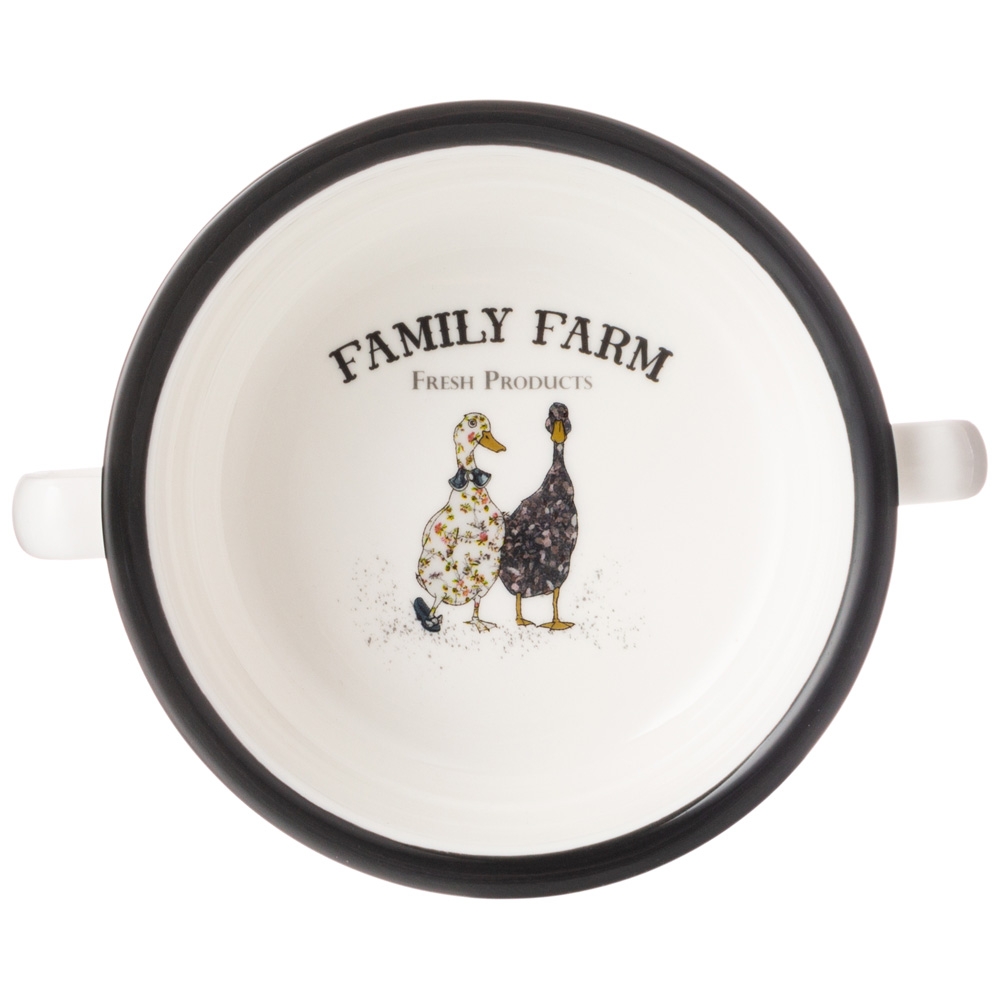 БУЛЬОННИЦА С БЛЮДЦЕМ LEFARD, FAMILY FARM, 250 МЛ 15*6 СМ, КОР=16НАБ.