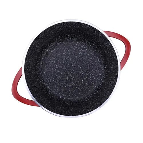 Пароварка одноуровневая Amercook ARTMARTIN (COLORS) 26 см, 4,5 л, Эксклюзивное гранитное антипригарное Greblon С3, красный