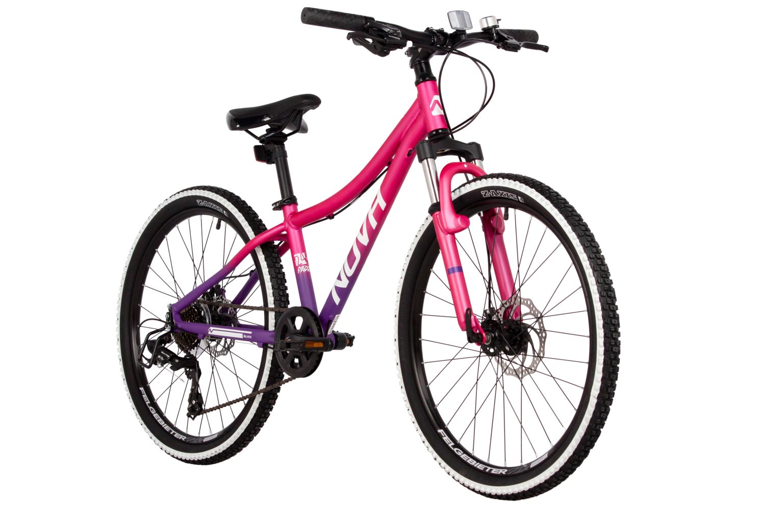 Велосипед NOVATRACK 20" KATRINA, алюм.рама, фуксия-фиолетовый, 6-скор, TY21/TS38, диск.тор.STG