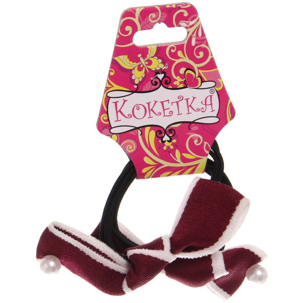 Резинки для волос 2шт "Кокетка - New series Классика", микс 5 цветов, d-6см