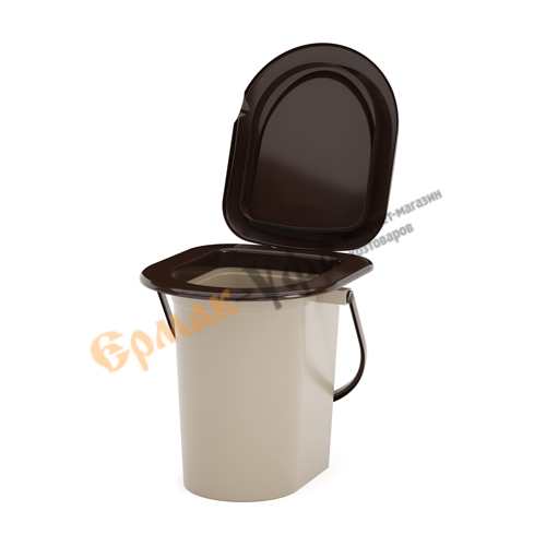 Ведро - туалет 17л  (Альтернатива) м1526 (1/10)