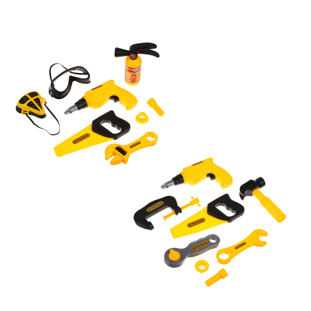 Набор игровой "Мастерская" ИГРОЛЕНД, PP, 23х27х6см, 2 дизайна