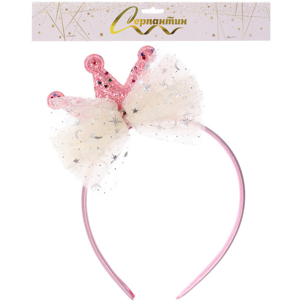 Ободок карнавальный "Милая принцесса", микс