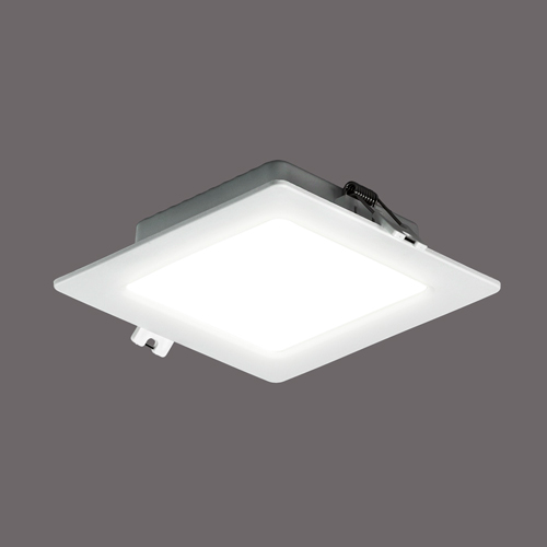 Светильник встраиваемый LED DL квадратный пластик Smartbuy-9Вт/4000K/IP40