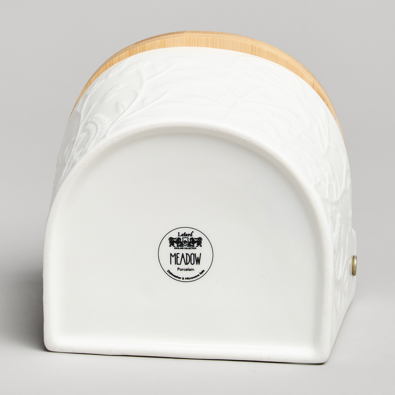 БАНКА ДЛЯ СОЛИ С ДЕР.КРЫШКОЙ LEFARD "MEADOW" 11,5*11*9,5 СМ 450 МЛ