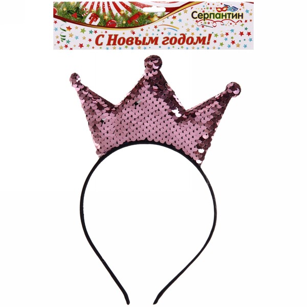 Ободок карнавальный "Корона Русалка"