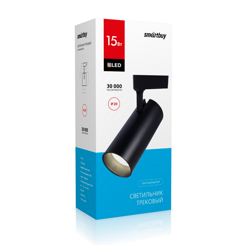 Светодиодный(LED) светильник Track COB15w Smartbuy-Black4000K/IP20 (SBL-TKBK-15w-4K)