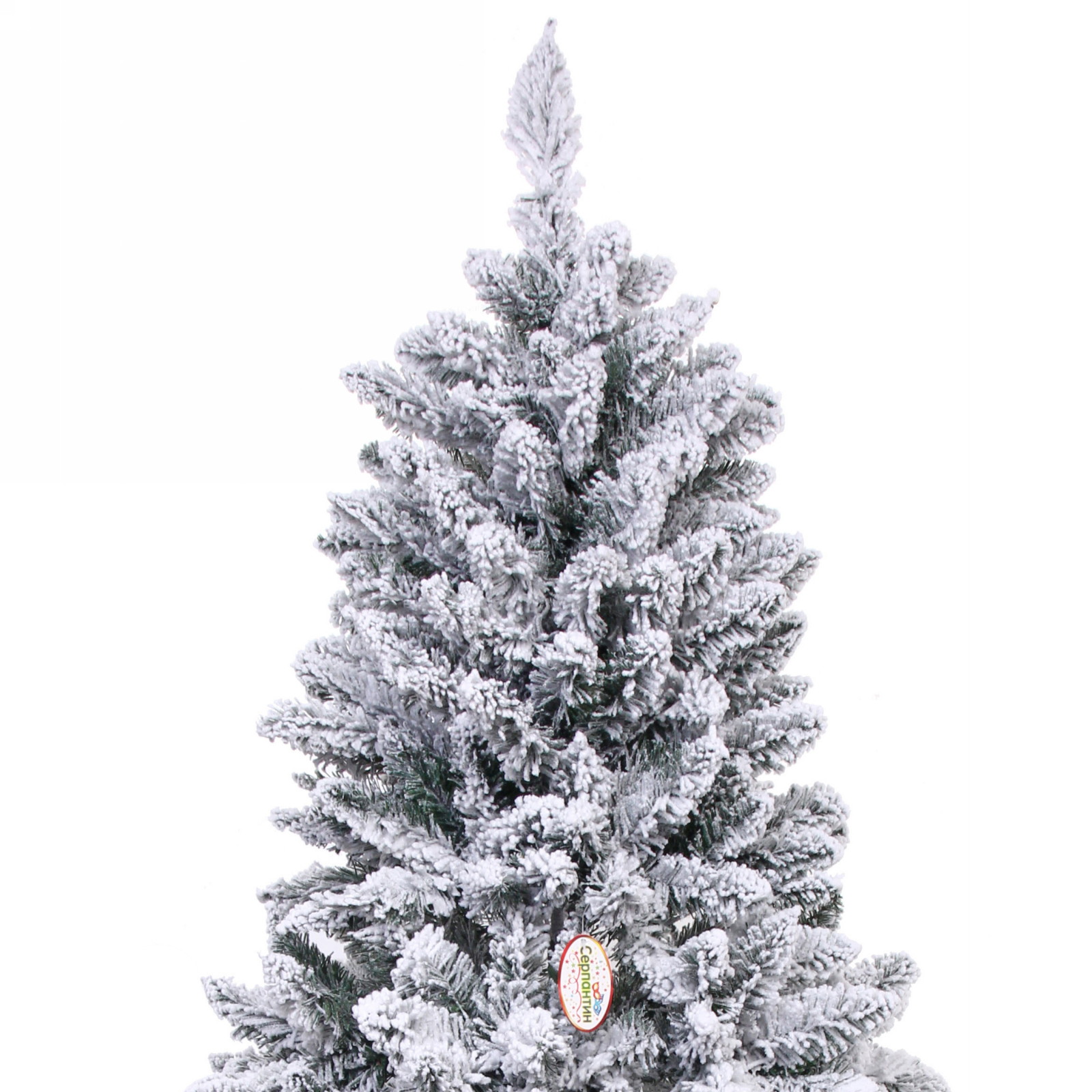Ёлка "Снежные огни" 210 см, ПВХ с белым напылением 310 ламп LED (1222 ветки)