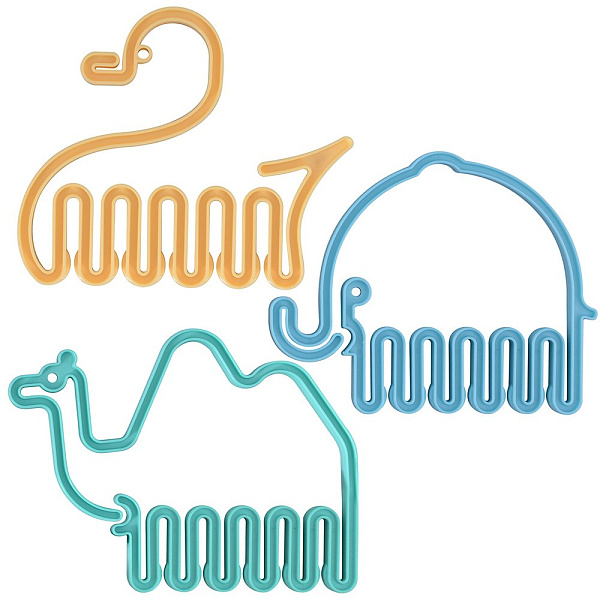 Крючок-вешалка для носков "Утенок". Размер 12х10см. 3цв