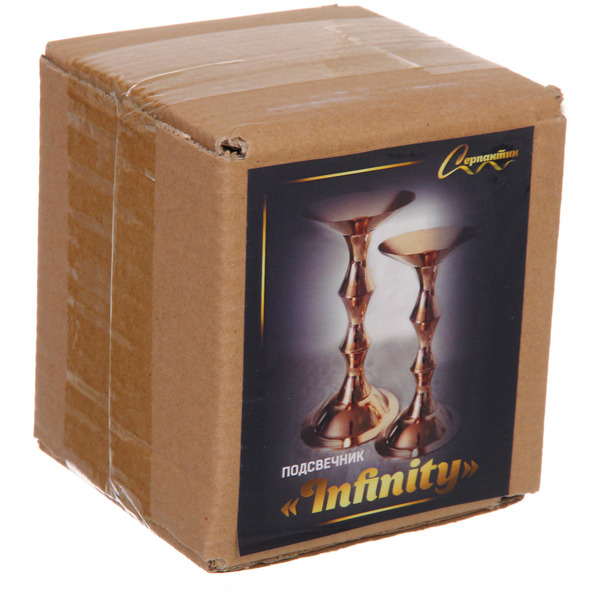 Подсвечник "INFINITY" 11*9*9 см, Золото