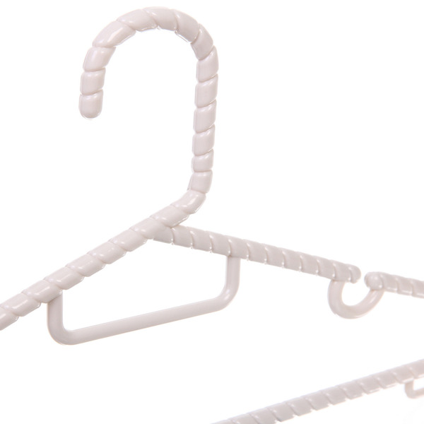 Плечики для одежды 2шт "ЭКЛАТТИ", цвет бежево-серый, 34*17см (Лейбл Селфи)