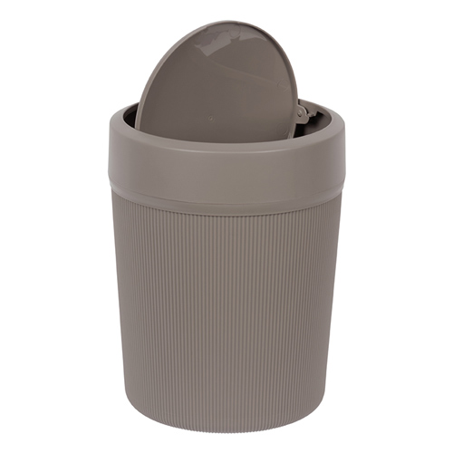 Контейнер для мусора ВЕЛЬВЕТ 4л, французский серый, 1/8