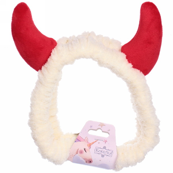 Повязка на голову "Beauty Mapafet- Devil", 6 цветов, 6*20см