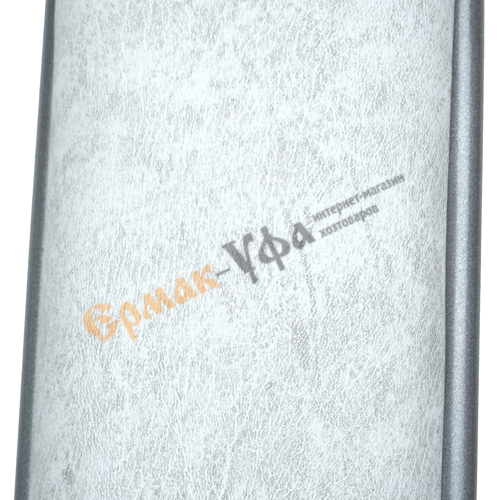 Стул Венский, кож. зам: белый мрамор 55, ножки: хром, 2/10