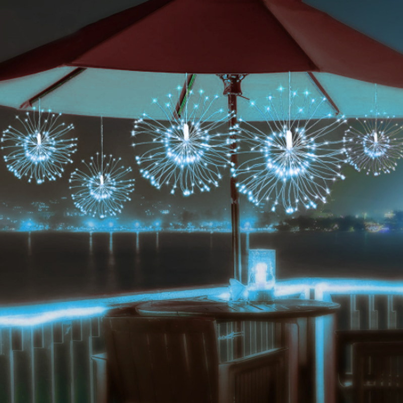 Гирлянда для дома БАХРОМА  "Сфера" ш3м*в0,4/0,6м 500 ламп LED, 8 режимов, IP-40, Синий