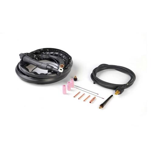 Горелка для аргонодуговой TIG сварки, универсальная для аппаратов TIG и MMA, 4 м, 200А, DX50