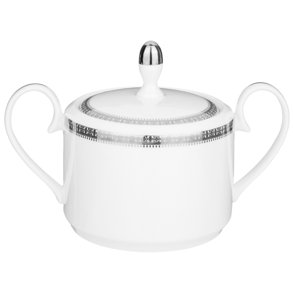 ЧАЙНЫЙ СЕРВИЗ LEFARD, CROWN, НА 6 ПЕР. 14 ПР. ПЛАТИНОВЫЙ, КОР=4НАБ.