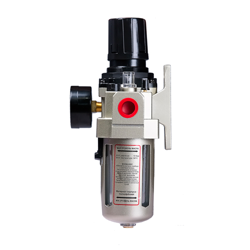 Блок подготовки воздуха FRL 3000 1/2", 10 бар, фильтр 5 мкм, 150 мл, Fubag
