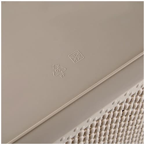 Корзина для белья 35 л IDEA ПИРУЛА М 2614, латте