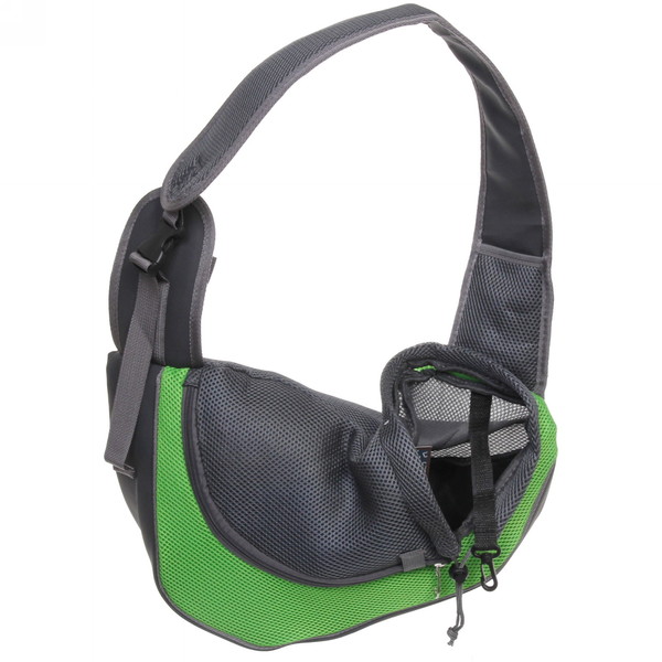 Сумка - переноска для животных через плечо "ЛЮБИМЫЙ БРО, цвет синий, 45*13см (Лейбл)