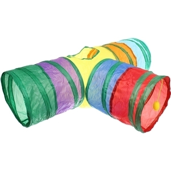 Игровой туннель для животных "МурМяу", цвет как на фото, 80*50*25см