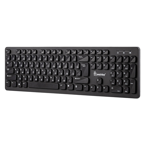 Клавиатура беспроводная мультимедийная Smartbuy ONE 252 черная (SBK-252AG-K)/20