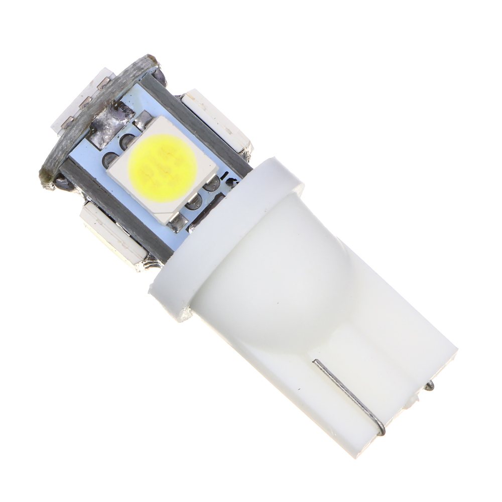 NG Лампа светодиодная T10, 1,5W (5SMD-5050),12 В, белый, 2 шт, блистер