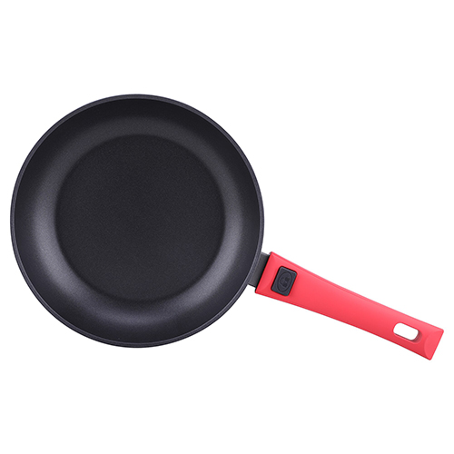 Сковорода без крышки Amercook INFITO 28 см, черное антипригарное покрытие Greblon C2, черный