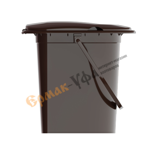 Ведро - туалет 17л коричневое (Альтернатива) м1319 (1/10)
