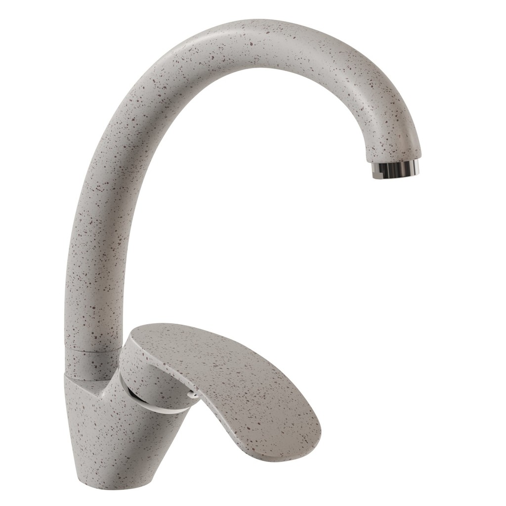 Смеситель для кухни 35к MIXLINE ML-GS02, 328 бежевый высок. излив