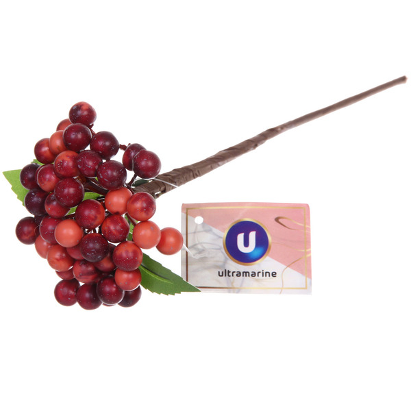 Муляж "Ветка брусники" 30см