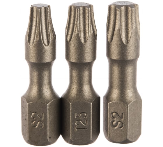 Набор бит "Quadro Torsion" №3 Torx20,25,30-25 мм (3 шт/уп)