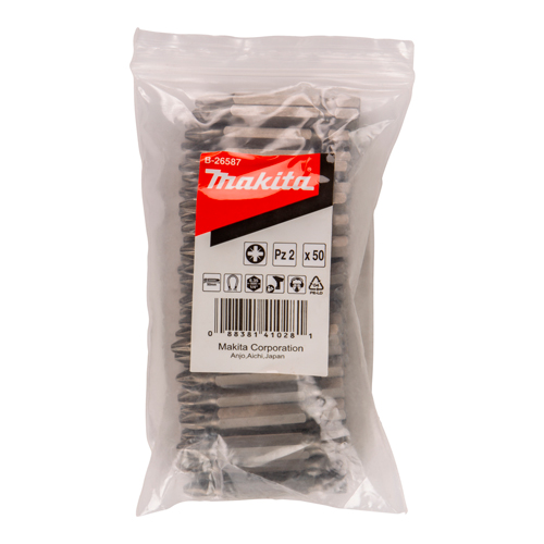 Биты PZ2-50 мм (50 шт), Makita