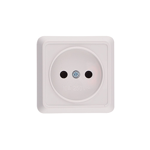 Розетка ОП 1-местн б/з ОКТАВА бел. (1/36/108)