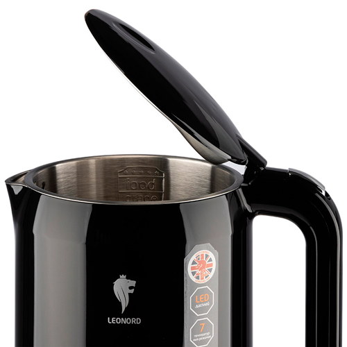 Чайник электрический Leonord LE-1536, 1,7 л, черный