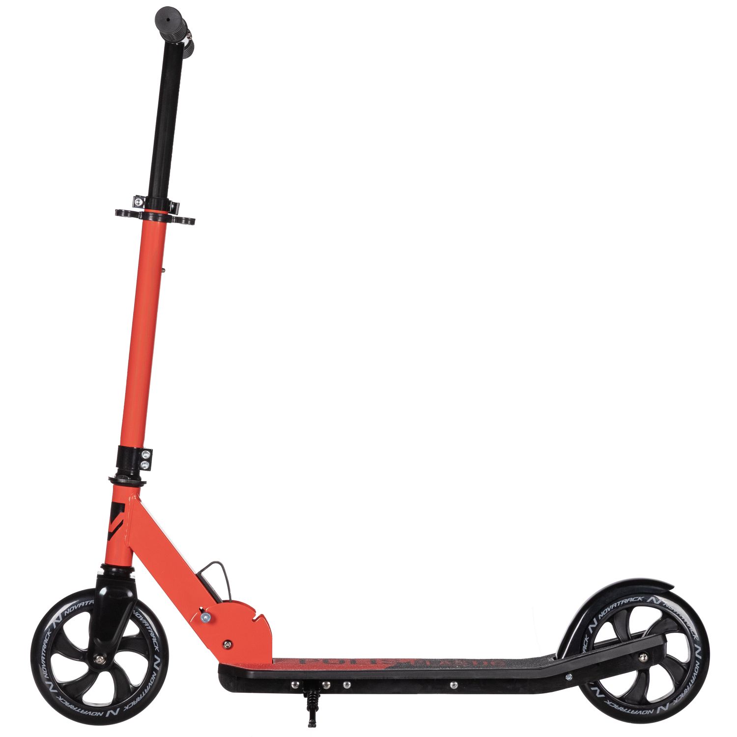 Самокат Novatrack Polis Plastic, колеса 160 мм, красный