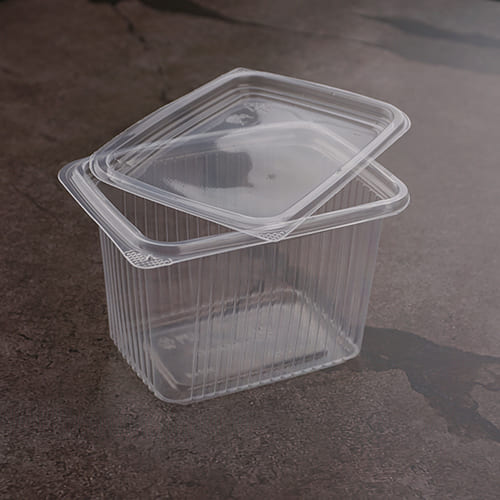 Контейнер с крышкой 350мл, 108х82мм, прямоугольный, 100/1000