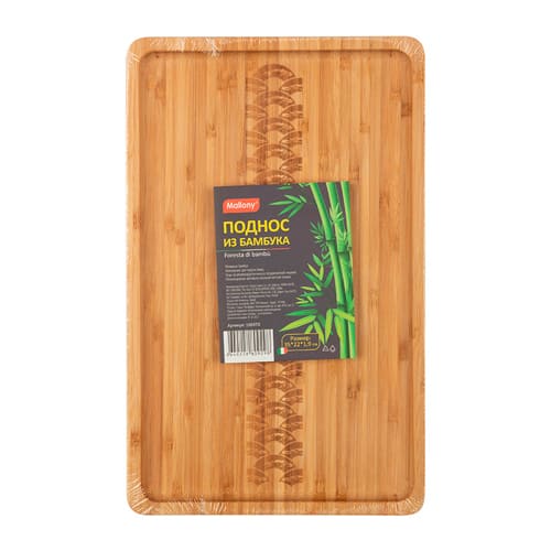 Поднос из бамбука Foresta i bambù, 35*22*1.9 см