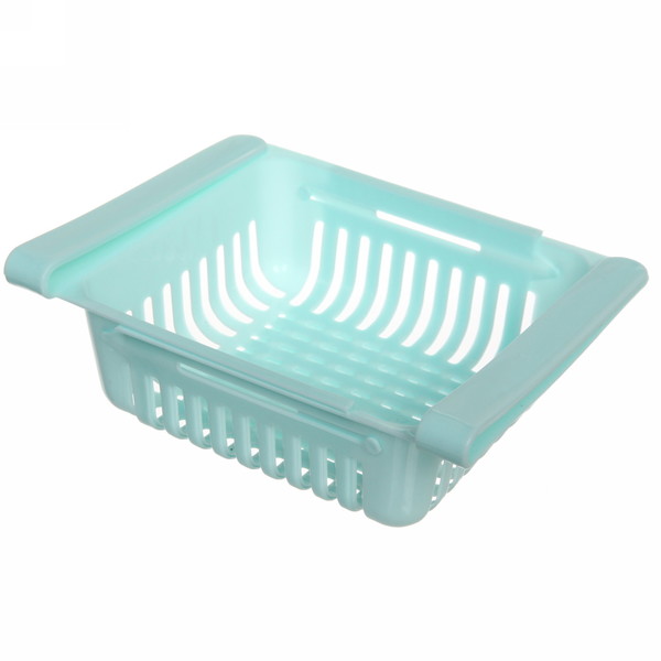 Полка пластиковая в холодильник раздвижная 20/27,5*15*6см