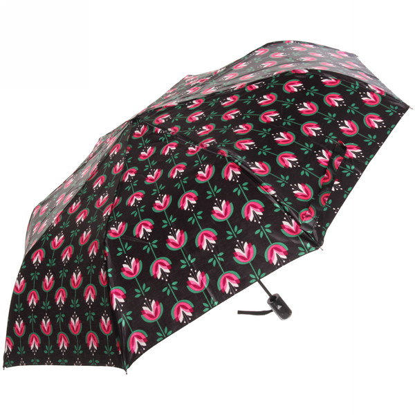 Зонт женский полуавтомат "Ultramarine - Венера", микс 6 цветов, 8 спиц, d-100см, длина в слож. виде 28см, голубые цветы