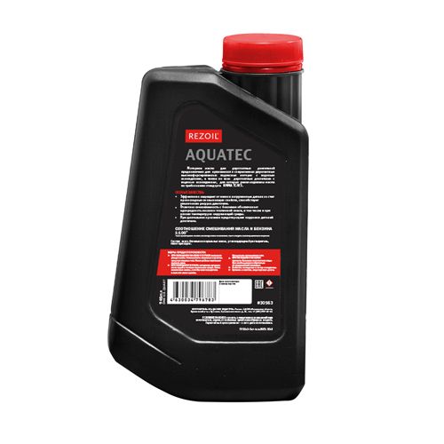 Масло REZOIL AQUATEC 2-т, NммA TC-W3 0,946 л, биоразлагаемое для 2-тактн. лодочных моторов