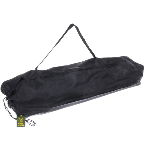 Кресло складное с подлокотниками до 100 кг SJ-0054, 58*58*92 см, цвет: чёрный, ТуристМастер