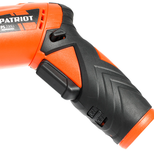 Отвертка аккумуляторная PATRIOT PS 236, 3.6 В, кейс, комплект бит