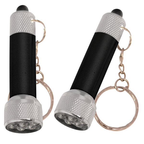 Фонарь-брелок для ключей "Луч". Размер 1,5х6,5 см 