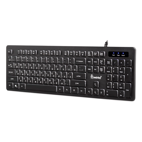Клавиатура проводная с подсветкой Smartbuy 336 USB черная (SBK336UK)/20
