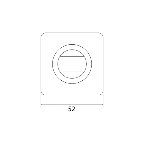 Ручка поворотная Trodos "BK02-AL", черный никель