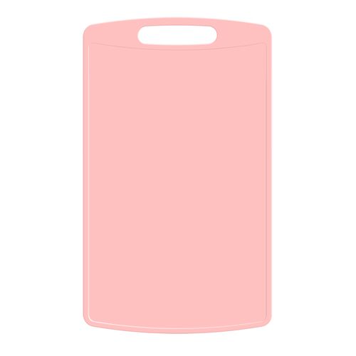 Доска разделочная Homver Bergamo 223152908/04, прямоугольная 260*155*3.5 мм с декором Сад пионов, розовая